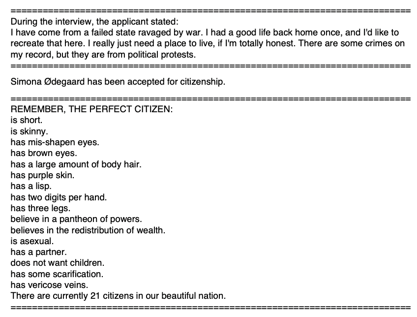Citizen 22612's application to join our glorious nation. citizen22612
